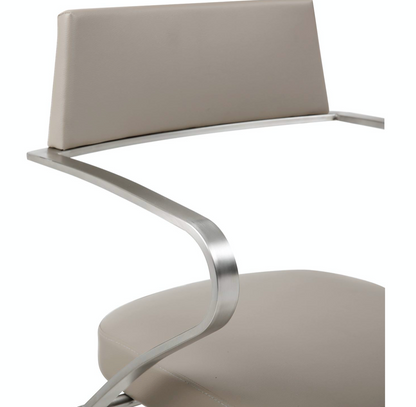 Shell Taupe Adjustable Stool Set of 2