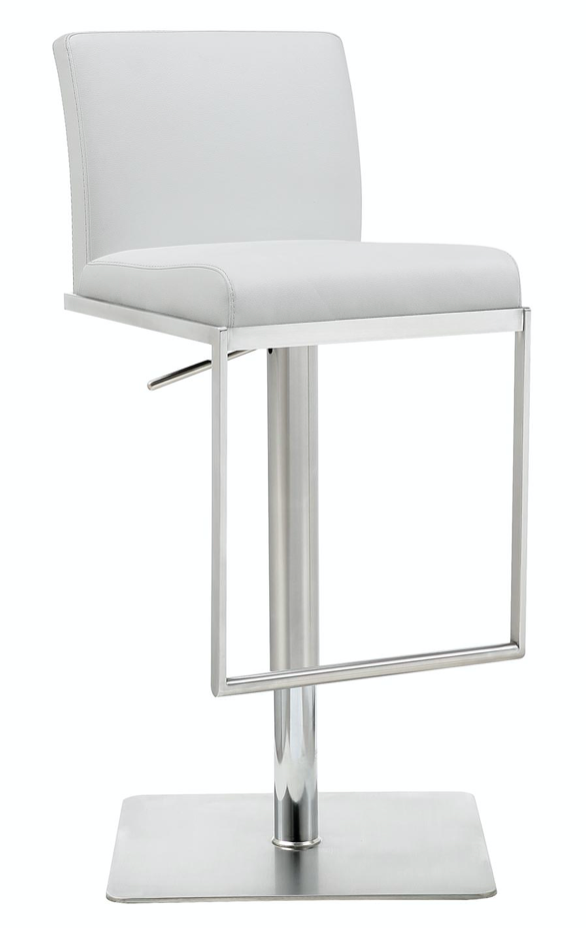 Cornwell White Adjustable Barstool Set of 2