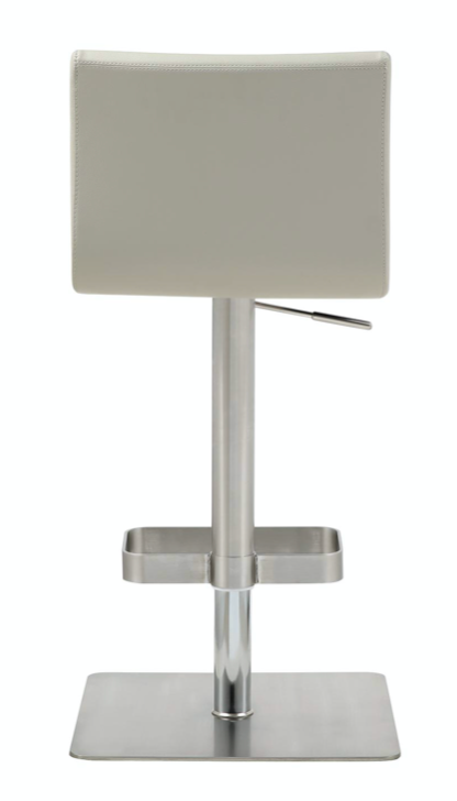 Hester Light Grey Adjustable Barstool Set of 2