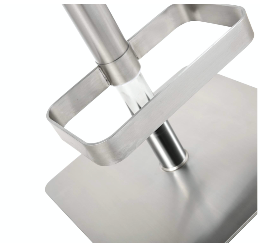 Hester Light Grey Adjustable Barstool Set of 2