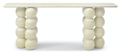 Marbella  Travertine Marble Console