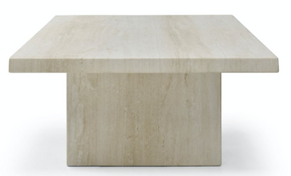 Travia Travertine Marble Coffee Table