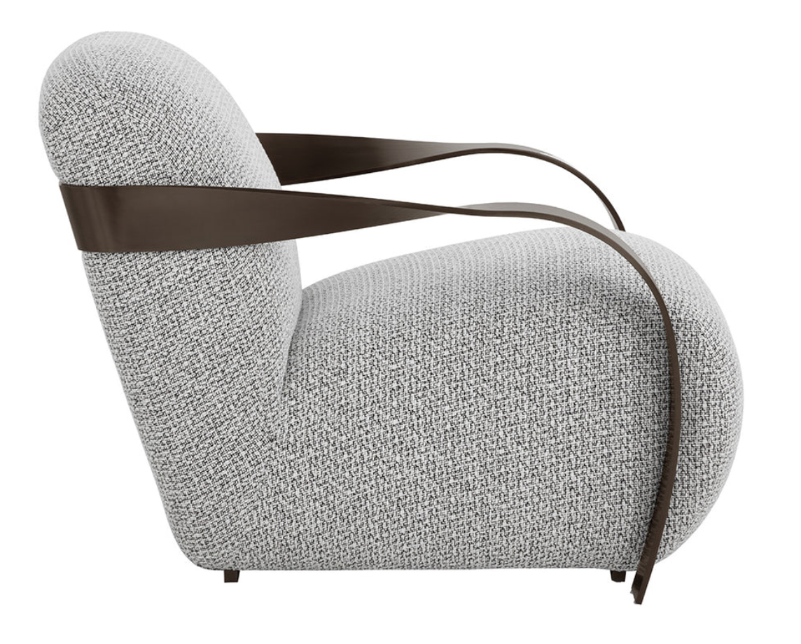 Anestasia Lounge Chair Dark Bronze