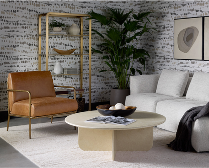 Cross Marble Coffee Table