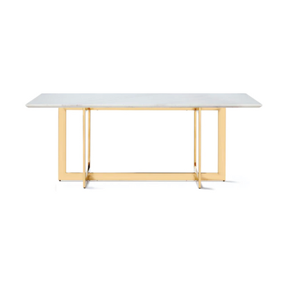 Casper Marble Dining Table Polished Gold