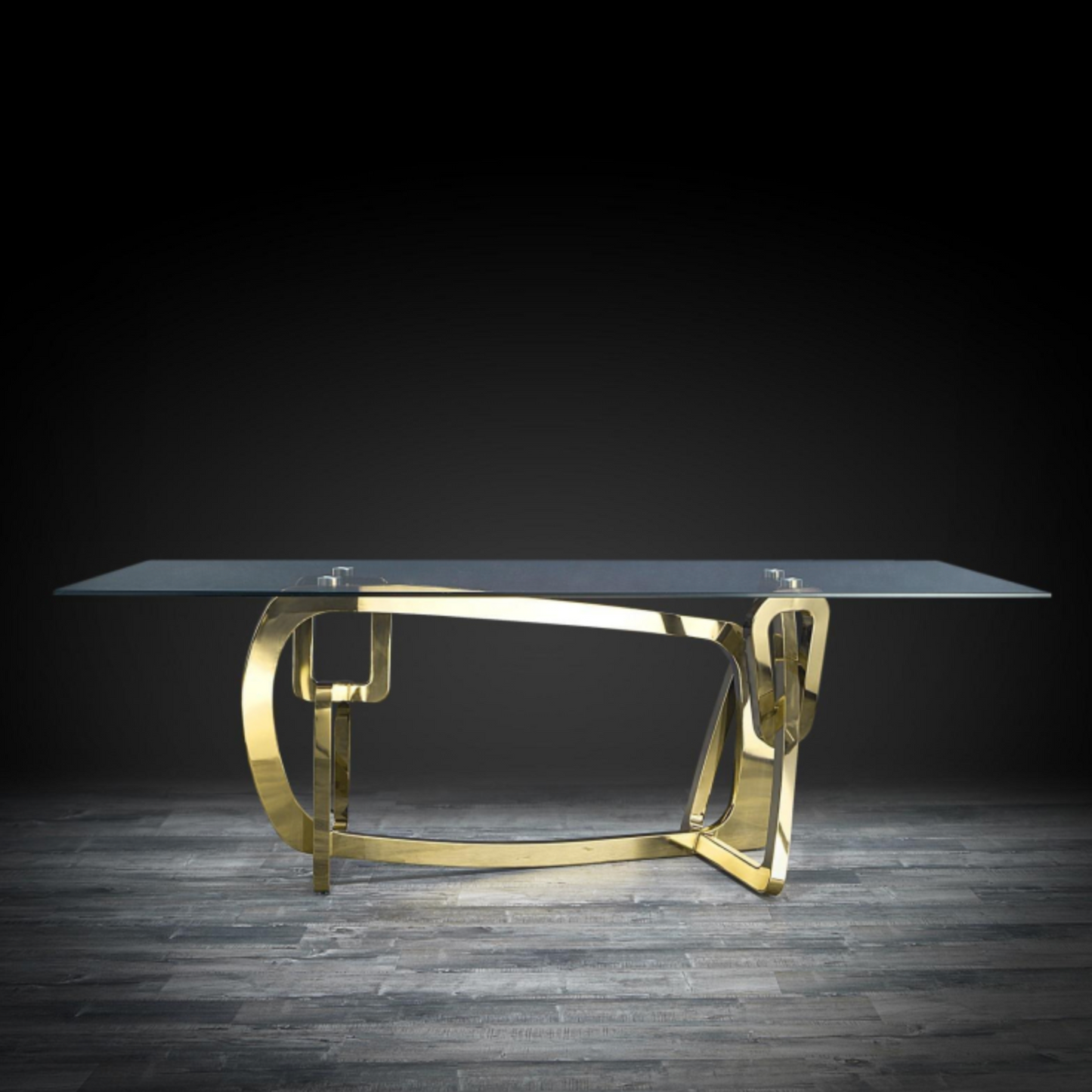 Silver Complex Rosegold Dining Table