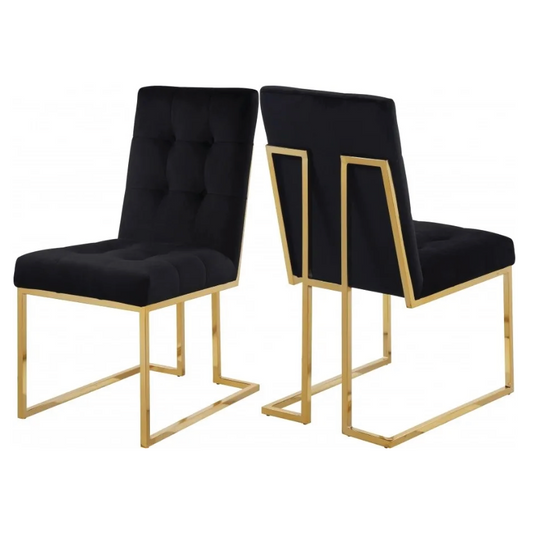 Elizabeth Gold Dining Room Chair Set of 2