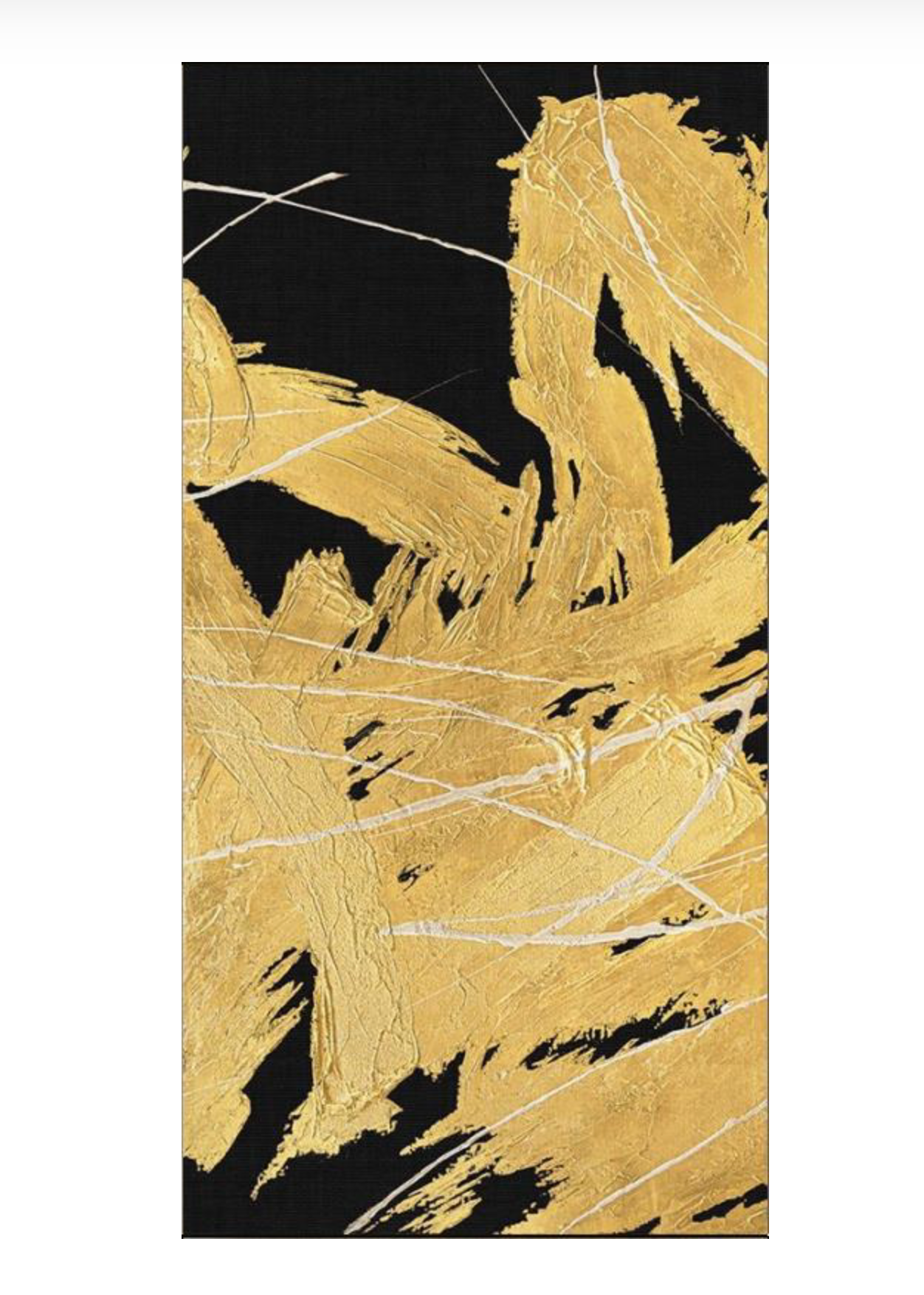 Black & Gold Whirlwind 2 Framed Art