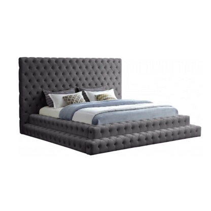 Regis king velvet bed