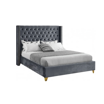 Baxter velvet queen bed