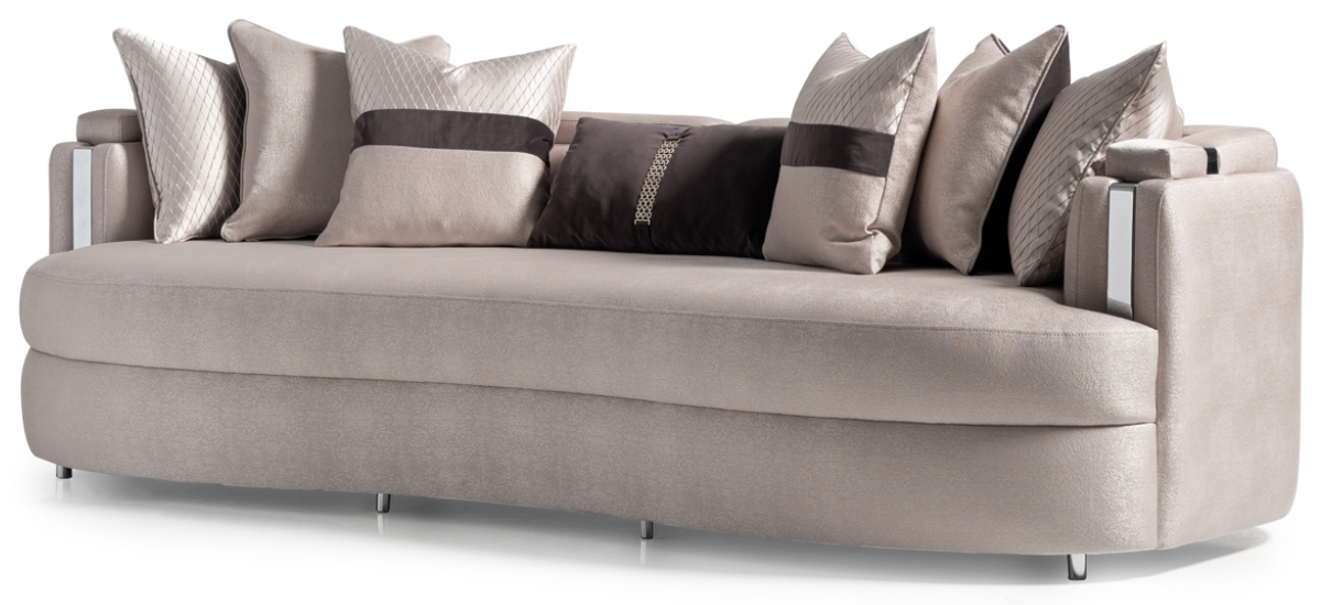 Cosmic Extended Sofa Silver