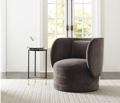 Sanctuary Swivel Chair - Warm Gray