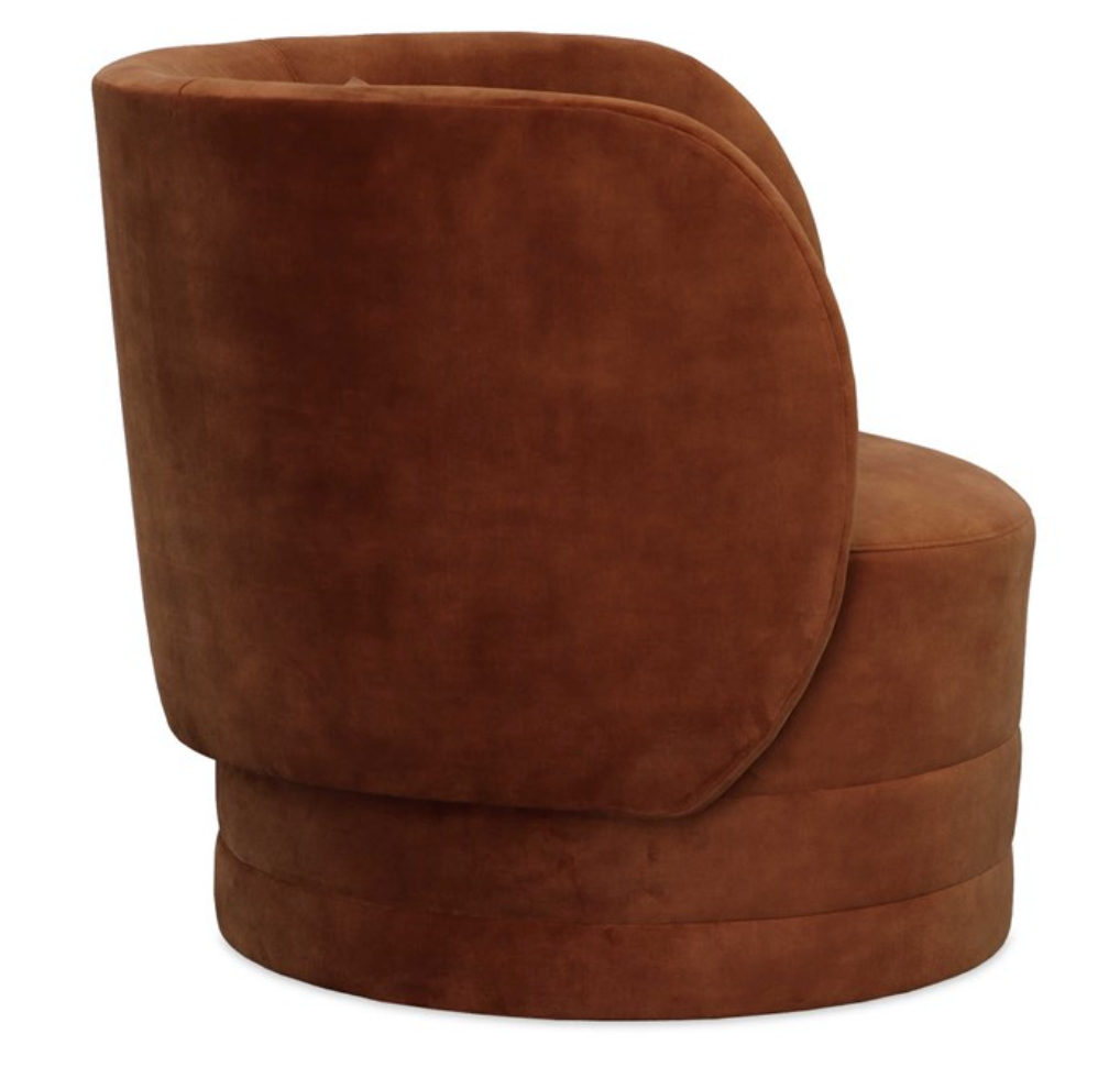 Sanctuary Swivel Chair - Deep Copper