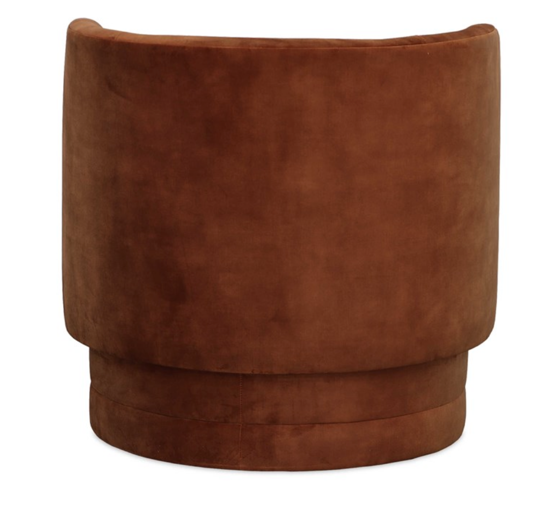 Sanctuary Swivel Chair - Deep Copper