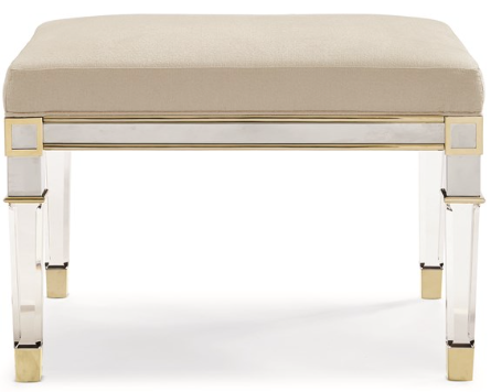 Caracole Silver & Gold Bench
