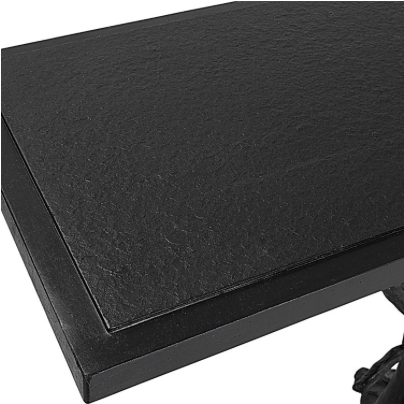 Big Sur Granite Top Console Table Bronze / Black