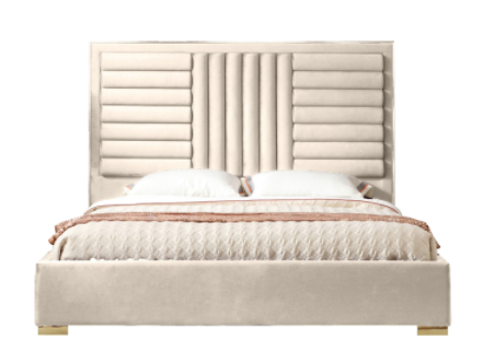 Beige Vistar Bed