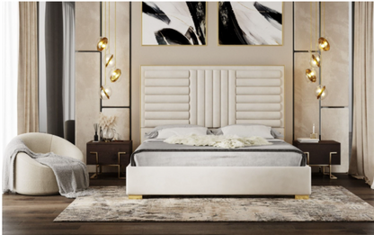 Beige Vistar Bed