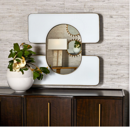 Embrace White & Gold Mirrors