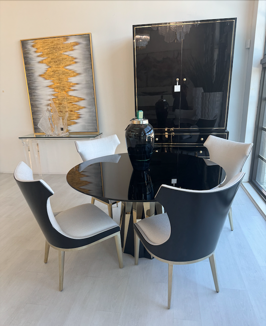 Caracole table & 4 Chairs