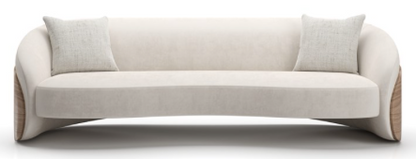 Caracole Fleur Wood Back Sofa