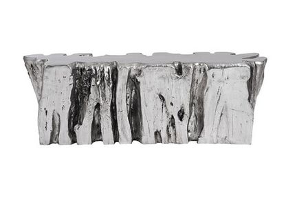 Freeform Root Bench, Silver Leaf