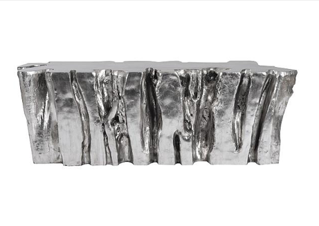 Freeform Root Bench, Silver Leaf