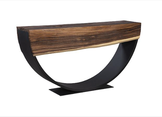 Arc Console Table, Natural, Double Sided