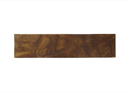 Teak Slice Console, Natural