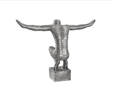 Outstretched Arms Sculpture, Aluminum, Small