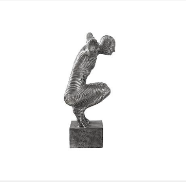 Outstretched Arms Sculpture, Aluminum, Small