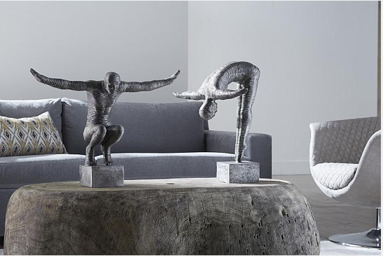 Outstretched Arms Sculpture, Aluminum, Small