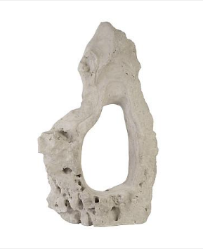 Colossal Cast Stone Sculpture, Single Hole, Roman Stone