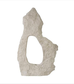 Colossal Cast Stone Sculpture, Single Hole, Roman Stone