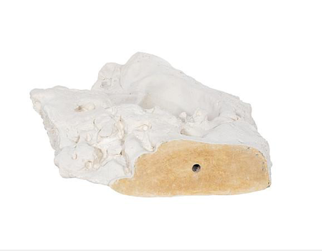 Colossal Cast Stone Sculpture, Single Hole, Roman Stone