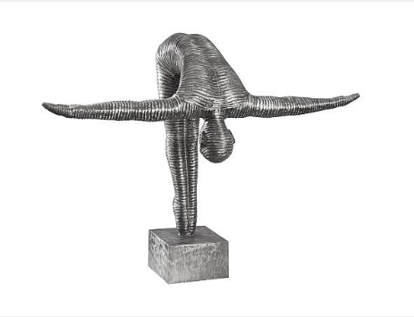 Diving Sculpture, Aluminum, Small