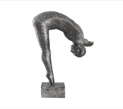 Diving Sculpture, Aluminum, Small