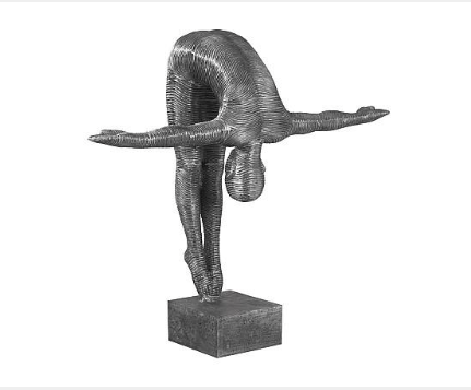 Diving Sculpture, Aluminum, Large