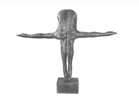 Diving Sculpture, Aluminum, Large