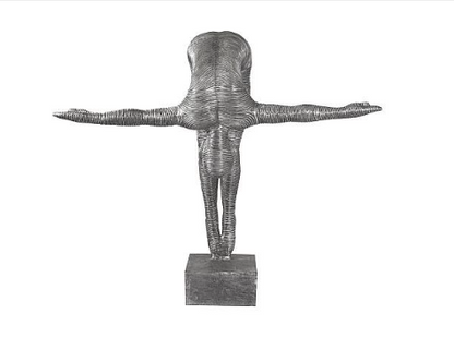 Diving Sculpture, Aluminum, Large