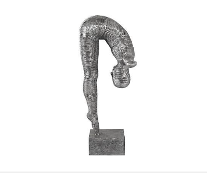Diving Sculpture, Aluminum, Large