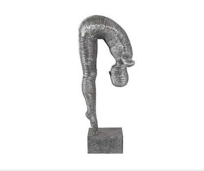 Diving Sculpture, Aluminum, Large