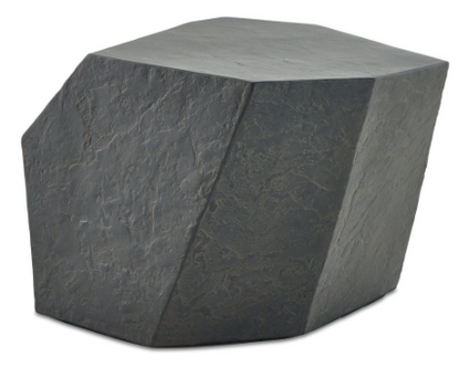 Outdoor/Indoor Side Table, Slate