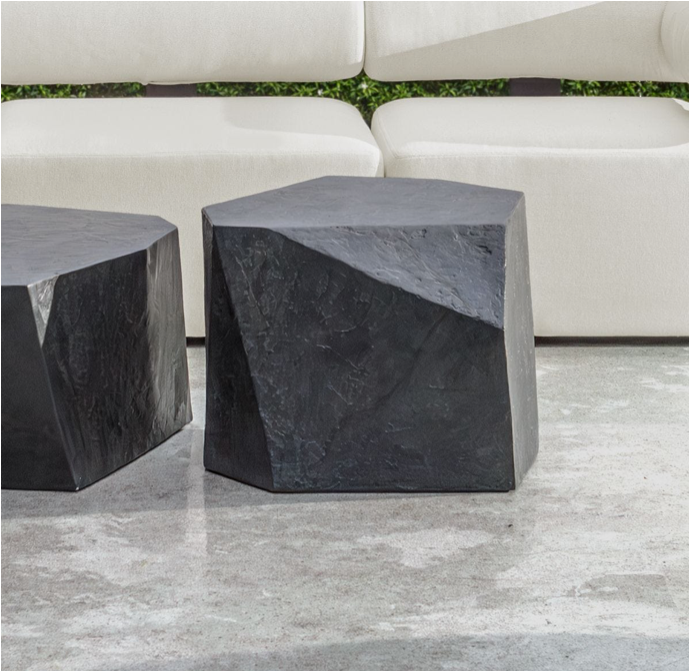 Outdoor/Indoor Side Table, Slate