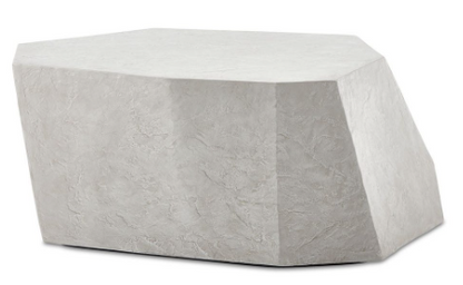 Outdoor/Indoor Coffee Table, Limestone