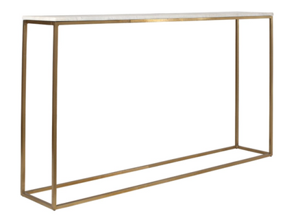 Classic White Marble Console