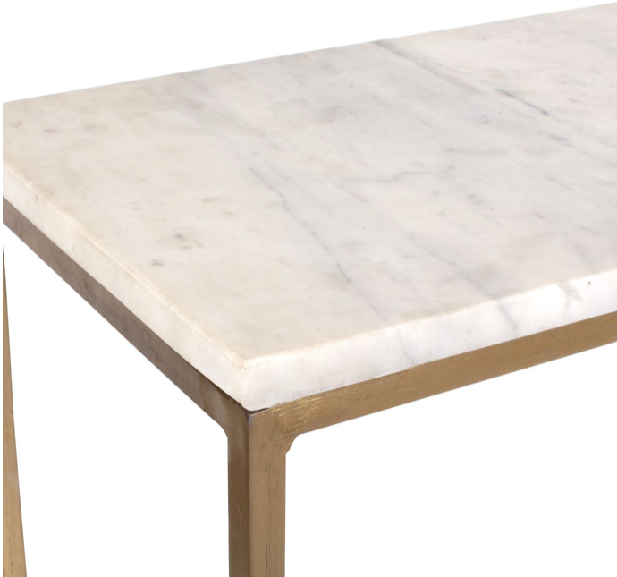 Classic White Marble Console