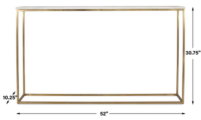 Classic White Marble Console