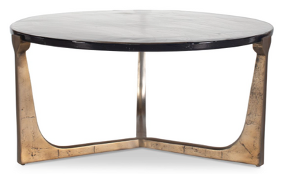 Brass & Glass Outdoor/Indoor Coffee Table