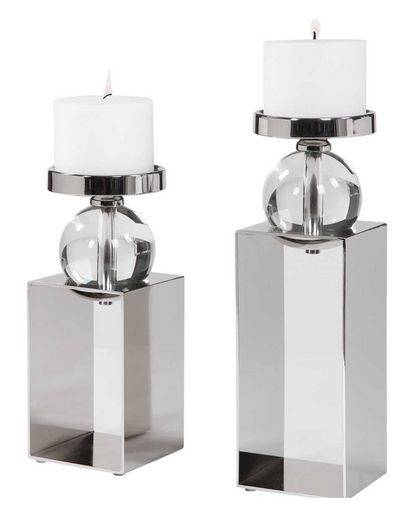 Lucian Candleholders, S/2
